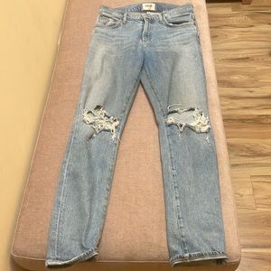 Agolde size 26, Toni mid-rise distressed